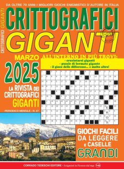 Crittografici Giganti – Marzo 2025