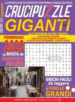 Crucipuzzle Giganti – Febbraio 2025