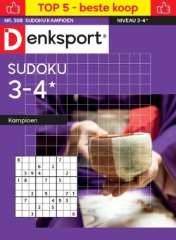 Denksport Sudoku 3-4 kampioen – 30 Januari 2025