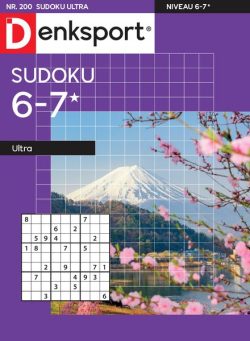 Denksport Sudoku 6-7 ultra – 23 Januari 2025