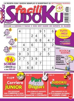 Facili Sudoku – Febbraio 2025