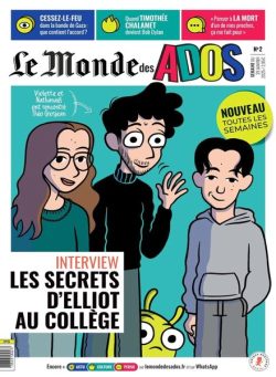 Le Monde des Ados – 29 Janvier 2025