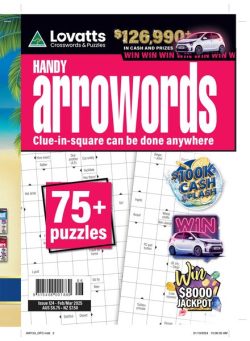 Lovatts Handy Arrowords – Issue 124 2025