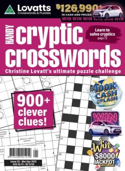 Lovatts Handy Cryptic – Issue 113 2025