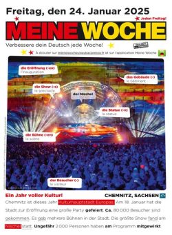 Meine Woche – 23 Januar 2025