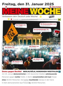 Meine Woche – 31 Januar 2025