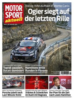 Motorsport aktuell – 28 Januar 2025