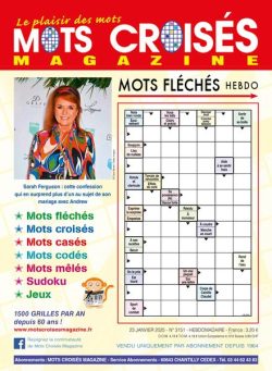 Mots Croises Magazine – 23 Janvier 2025