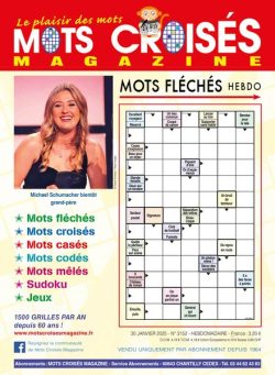 Mots Croises Magazine – 30 Janvier 2025