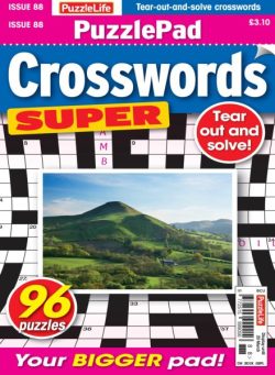 PuzzleLife PuzzlePad Crosswords Super – February 2025