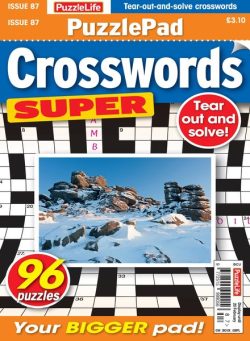 PuzzleLife PuzzlePad Crosswords Super – January 2025