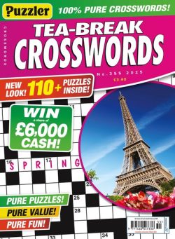 Puzzler Tea-Break Crosswords – Issue 355 2025