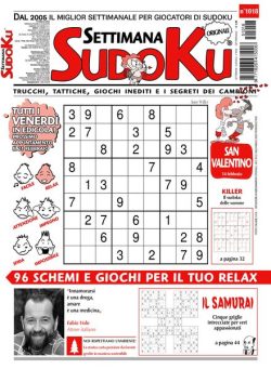 Settimana Sudoku – 14 Febbraio 2025