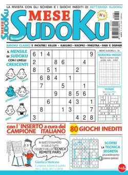 Settimana Sudoku Mese – Febbraio 2025