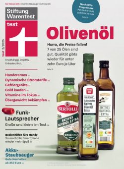 Stiftung Warentest Test Magazin – Februar 2025