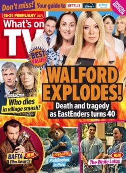 What’s on TV – 15 February 2025