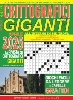 Crittografici Giganti – Aprile 2025