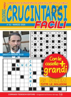 Crucintarsi Facili – Marzo 2025