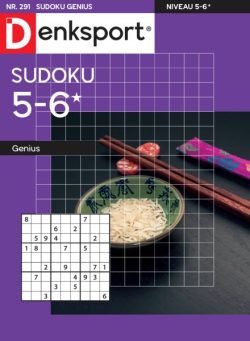 Denksport Sudoku 5-6 genius – 27 Februari 2025