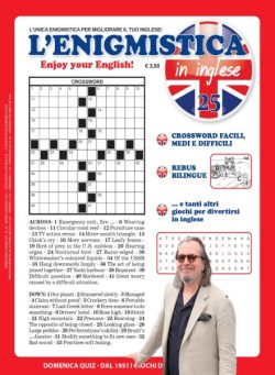 Enigmistica in inglese – Marzo-Maggio 2025