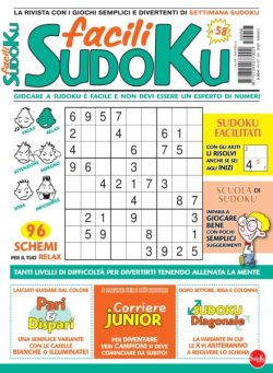 Facili Sudoku – Marzo 2025