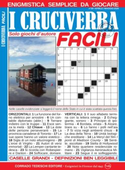 I Cruciverba Facili – Aprile-Maggio 2025