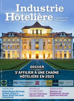 Industrie Hoteliere – Mars 2025