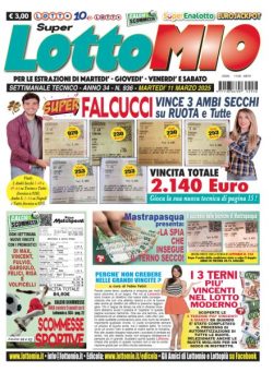 Lottomio del Giovedi – 11 Marzo 2025