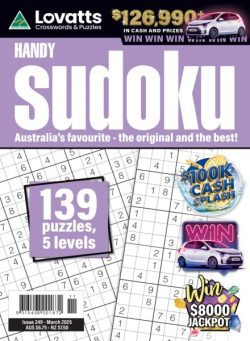 Lovatts Handy Sudoku – Issue 249 2025