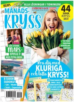 Manads-Kryss – 27 Februari 2025