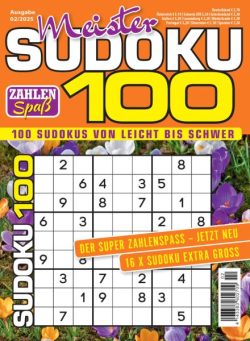 Meister Sudoku – 15 Marz 2025