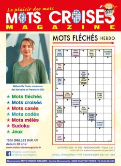 Mots Croises Magazine – 20 Fevrier 2025