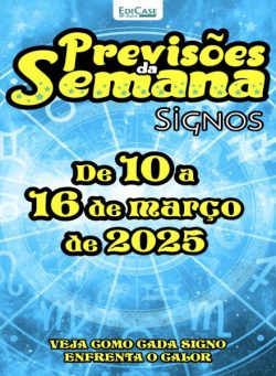 Previsoes da Semana – 10 Marco 2025