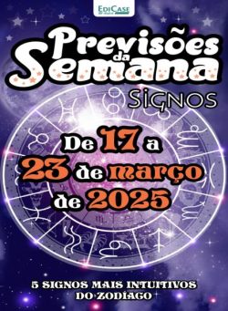 Previsoes da Semana – 17 Marco 2025