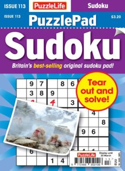 PuzzleLife PuzzlePad Sudoku – February 2025