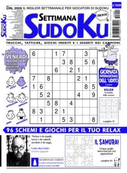 Settimana Sudoku – 28 Febbraio 2025