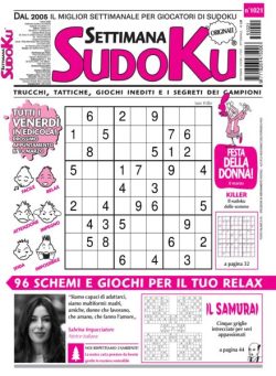 Settimana Sudoku – 7 Marzo 2025