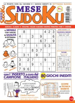 Settimana Sudoku Mese – Marzo 2025