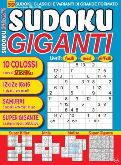 Sudoku Giganti – Marzo-Aprile 2025