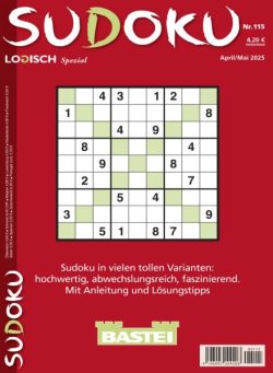 Sudoku Logisch Spezial – N 115 2025