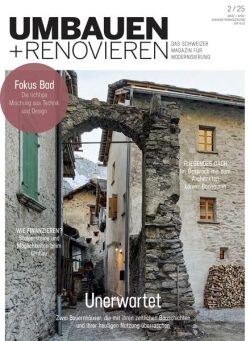 Umbauen + Renovieren – Marz-April 2025